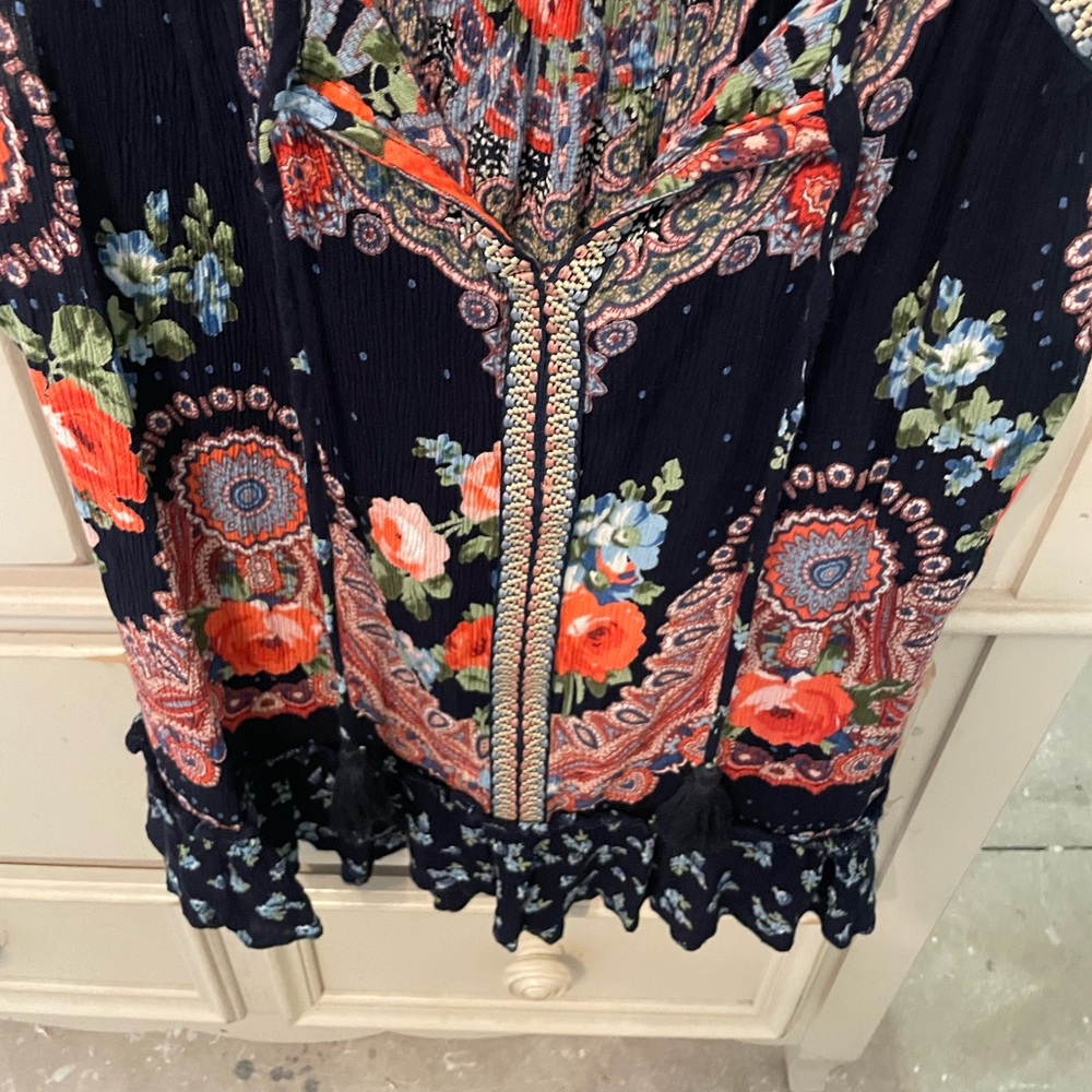 Bila floral sleeves tank